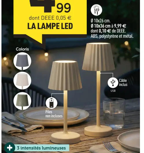 Offre: La lampe led