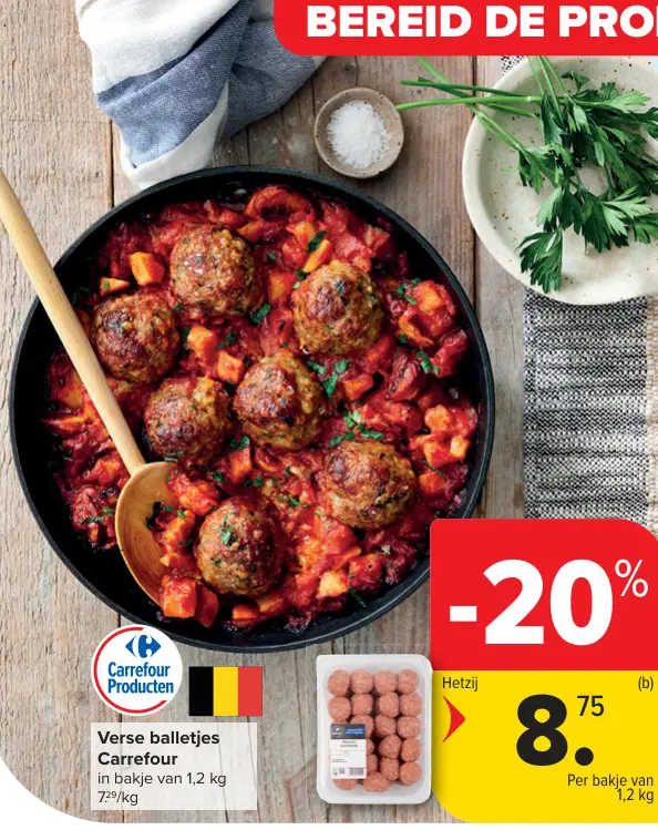 Promotie: Verse balletjes