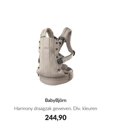 Aanbieding: Harmony draagzak geweven