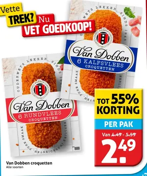 Aanbieding: Van Dobben croquetten