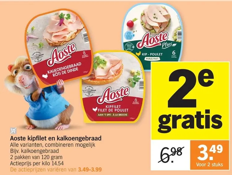 Promotie: Kipfilet en kalkoengebraad