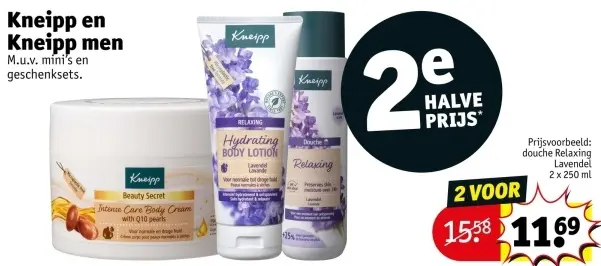 Aanbieding: Kneipp en Kneipp men