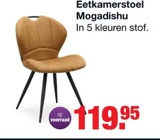 Aanbieding: Eetkamerstoel Mogadishu