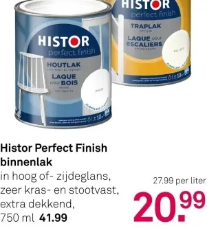 Aanbieding: Histor Perfect Finish binnenlak