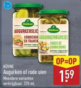 Aanbieding: Augurken of rode uien