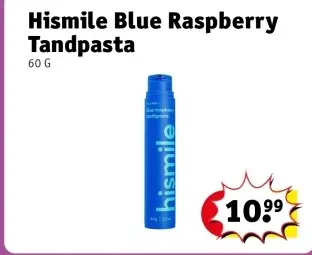 Aanbieding: Hismile Blue Raspberry Tandpasta