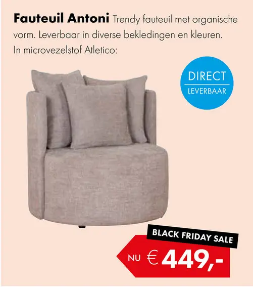 Aanbieding: Antoni fauteuil