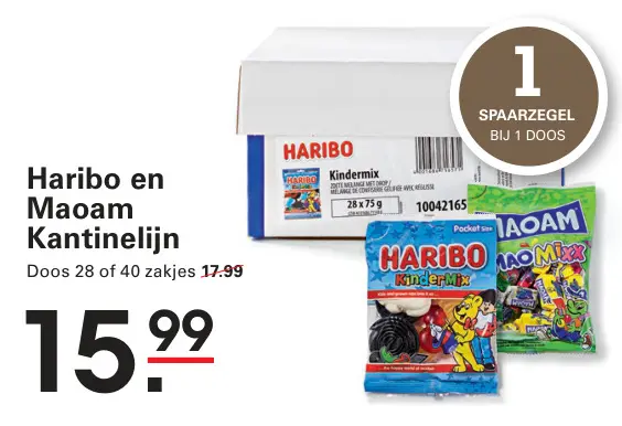 Aanbieding: Haribo en Maoam Kantinelijn