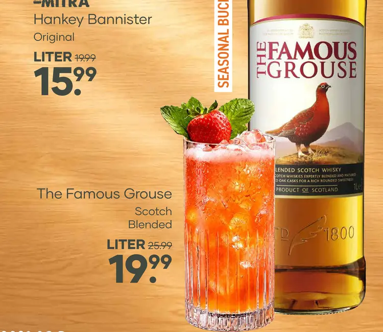 Aanbieding: The Famous Grouse Scotch Blended whisky
