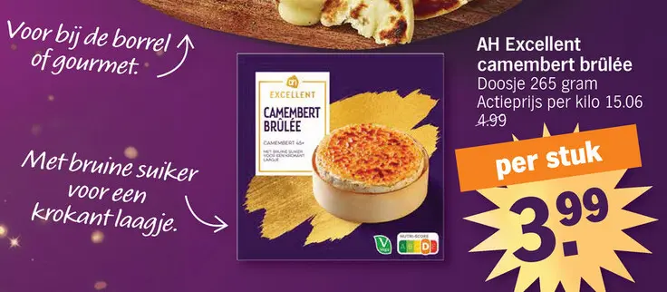 Promotie: camembert brûlée