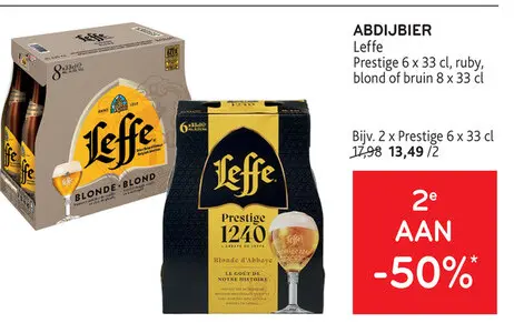 Promotie: Abdijbier Leffe