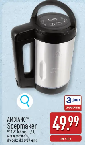 Promotie: AMBIANO® Soepmaker