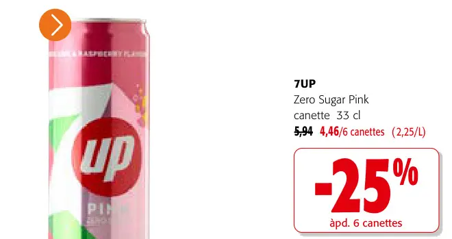 Offre: Zero Sugar Pink canette 33 cl