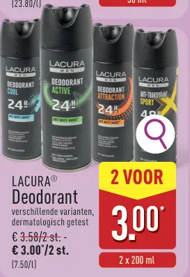 Promotie: Deodorant