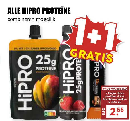 Aanbieding: Alle HiPRO proteïne