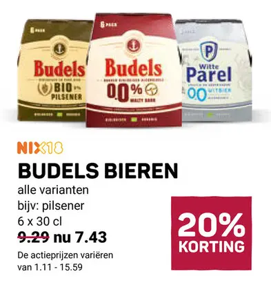 Aanbieding: Budels bieren