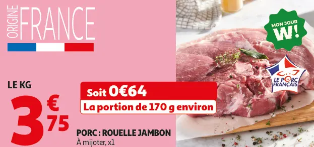 Promotie: Porc: rouelle jambon