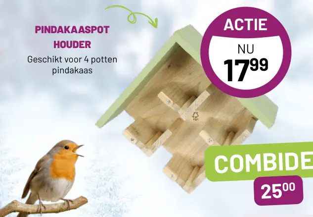 Aanbieding: Pindakaaspot houder