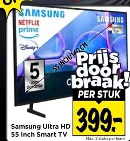 Aanbieding: Ultra HD 55 Inch Smart TV