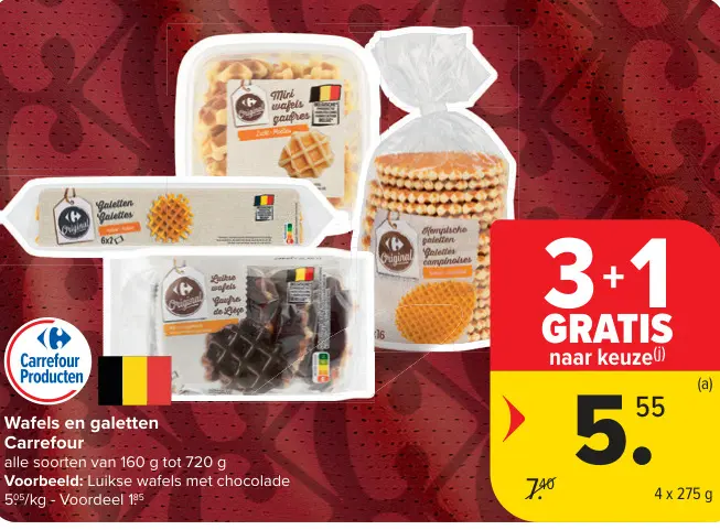 Promotie: Wafels en galetten