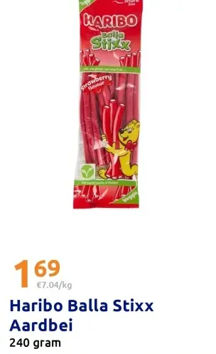 Aanbieding: Haribo Balla Stixx Aardbei