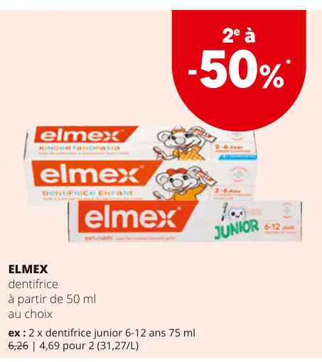 Offre: dentifrice
