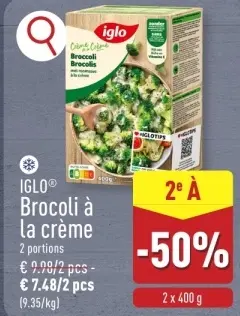 Offre: Brocoli à la crème