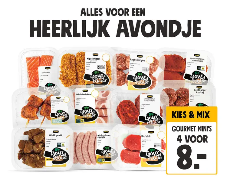 Aanbieding: Gourmet mini's