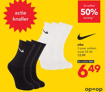 Aanbieding: nike sokken
