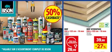 Offre: MDF HYDROFUGE