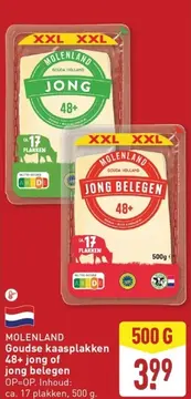 Aanbieding: Goudse kaasplakken 48+ jong of jong