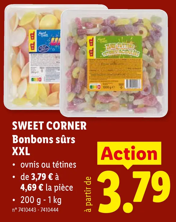 Offre: Bonbons sûrs XXL