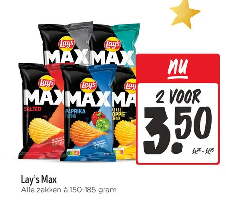 Aanbieding: Lay's Max