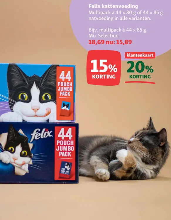 Aanbieding: Felix kattenvoeding
