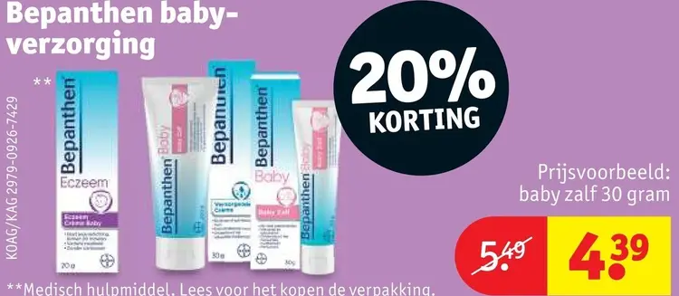 Aanbieding: Baby zalf