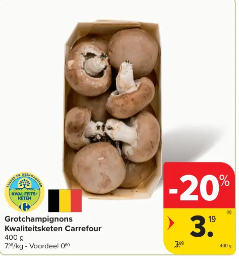 Promotie: Grotchampignons