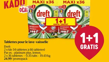Offre: Tablettes pour le lave-vaisselle