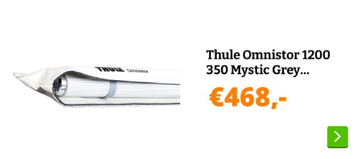 Aanbieding: Thule Omnistor 1200 350 Mystic Grey zakluifel