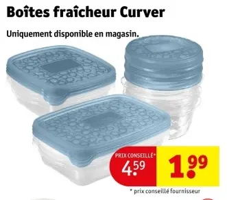 Offre: Boîtes fraîcheur