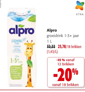 Promotie: groeidrink 1-3+ jaar