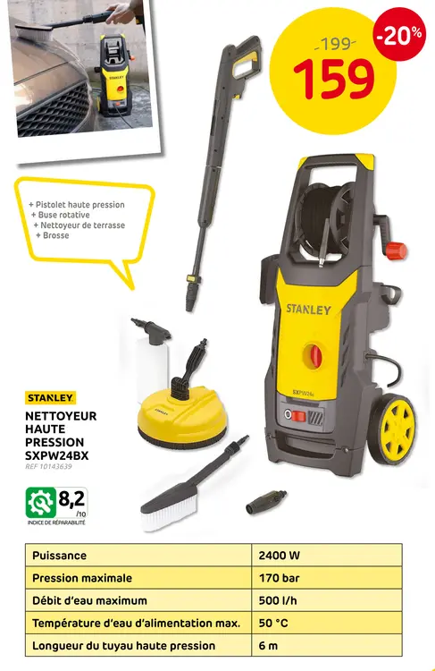 Offre: Nettoyeur haute pression sxpw24bx