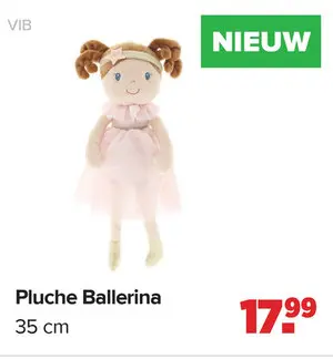 Promotie: Pluche Ballerina