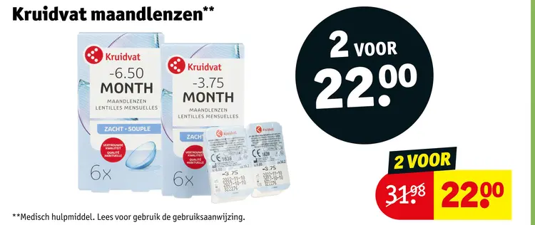 Aanbieding: Maandlenzen