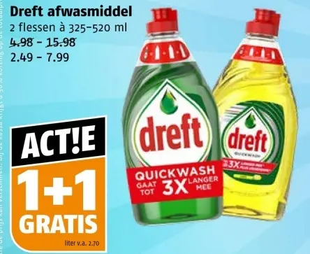 Aanbieding: afwasmiddel