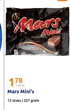 Aanbieding: Mars Mini's