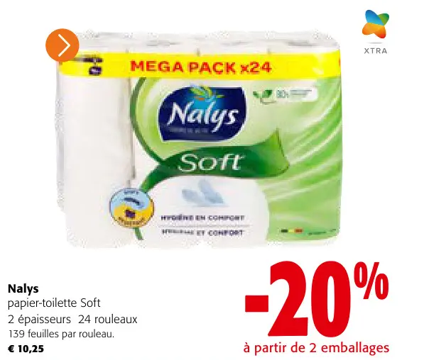 Offre: papier-toilette Soft
