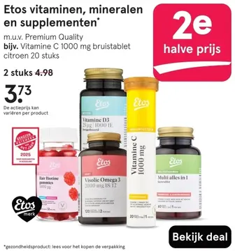 Aanbieding: Vitaminen, mineralen en supplementen