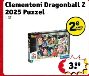 Aanbieding: Dragonball Z 2025 Puzzel