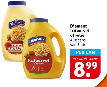 Aanbieding: frituurvet of -olie