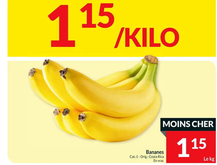 Offre: Bananes